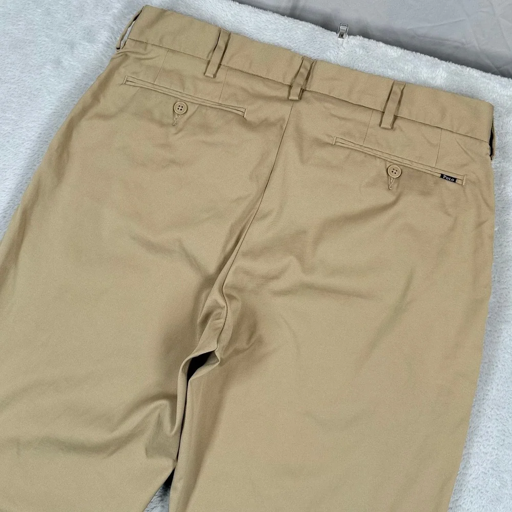 Polo Ralph Lauren Performance Chino Pants Mens 32x30 Tan Khaki‎ Stretch Golf